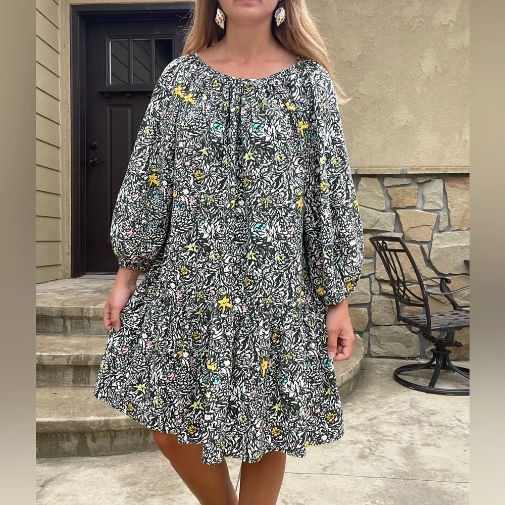 Levi’s hemp boho green peasant dress - Picture 14 of 14
